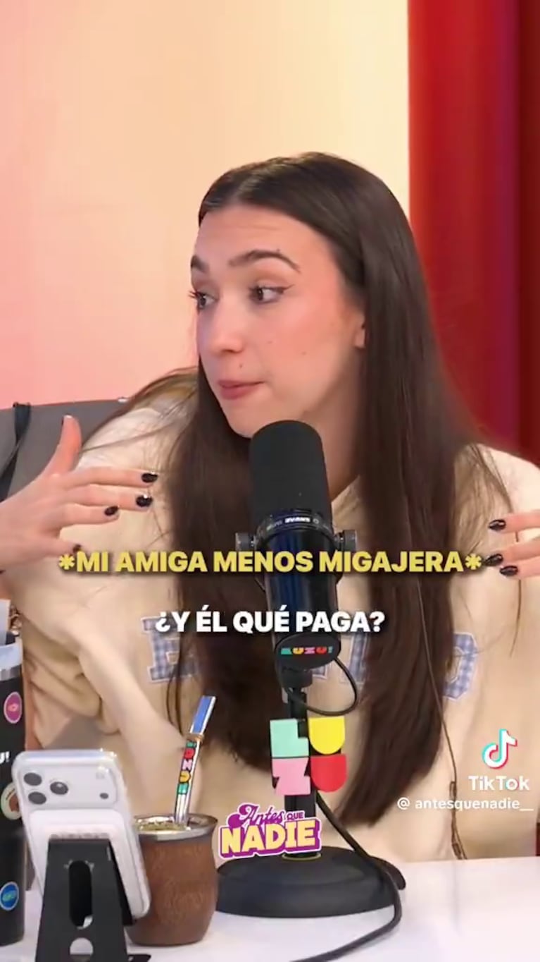Juli Castro contó cómo se organizan con Fausti Bo los gastos de la casa tras mudarse juntos (Foto: captura de LUZU TV).