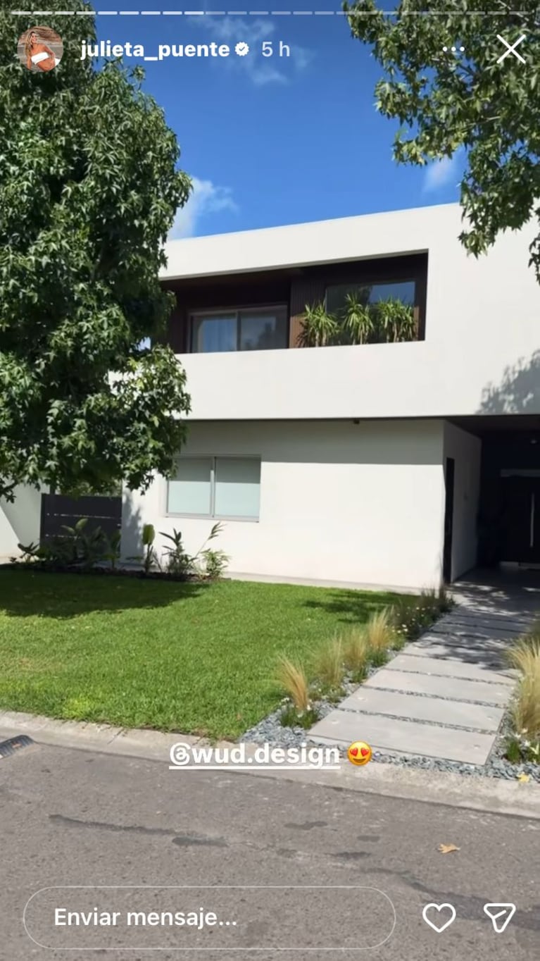 Juli Puente mostró cómo quedó su casa a un año de la mudanza (Foto: Instagram/@julieta_puente).