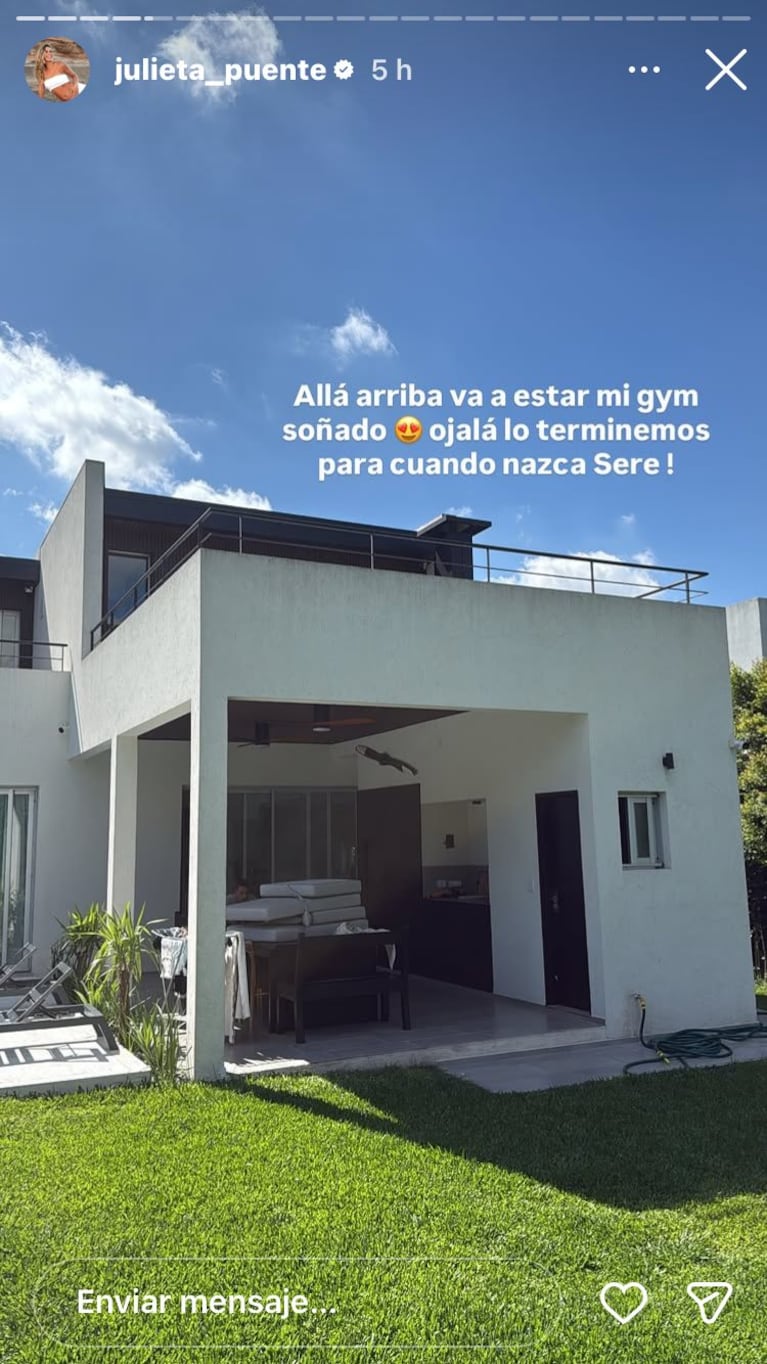 Juli Puente mostró cómo quedó su casa a un año de la mudanza (Foto: Instagram/@julieta_puente).