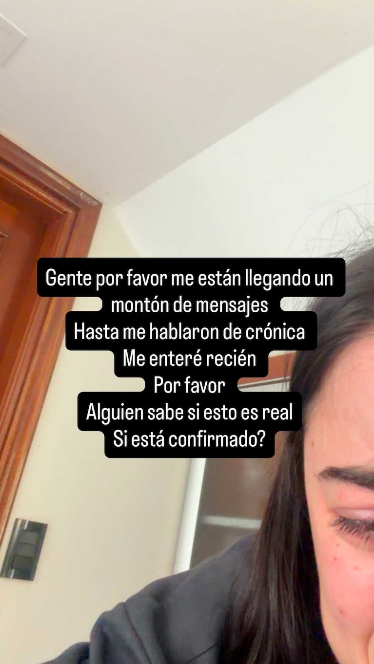 Juli Savioli se moso muy preocupada tras la muerte de Gaspi (Foto: Instagram @julisavioli)