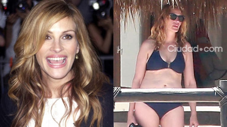 Julia Roberts, al natural a sus 47 años: fotos en bikini y sin Photoshop en México