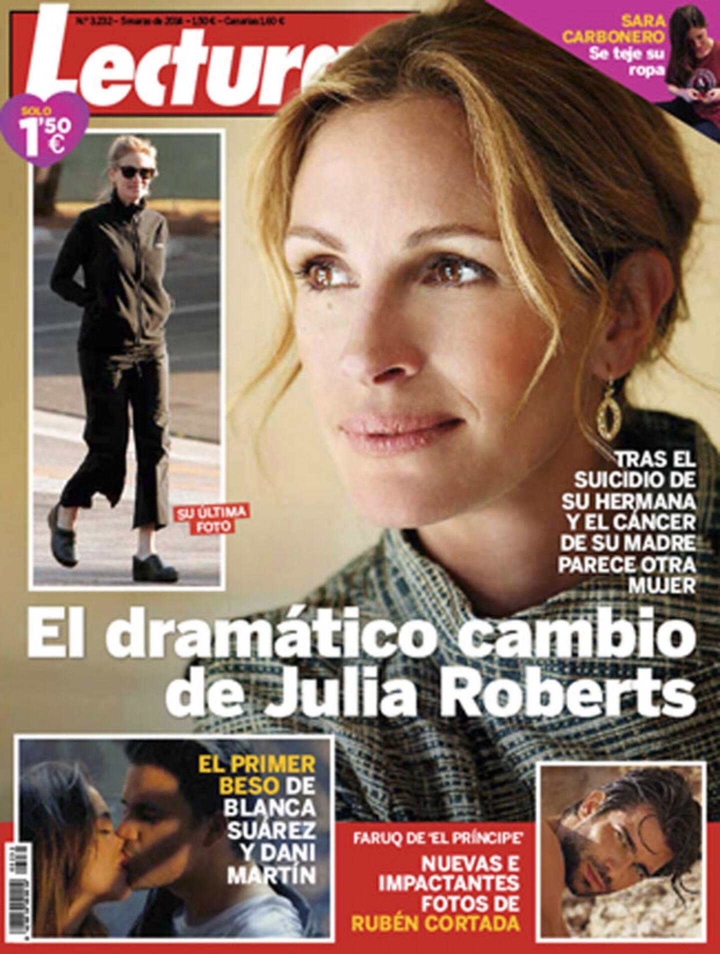 Julia Roberts: el preocupante cambio físico tras el suicidio de su hermana. (Foto: Revista Lecturas)