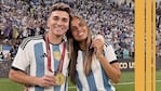 Julián Álvarez y Emilia Ferrero, juntos desde la adolescencia