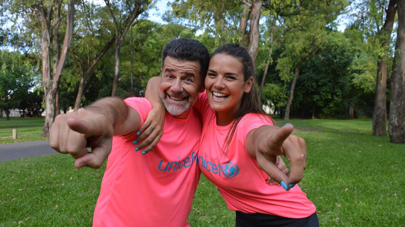 Julián Weich y Mica Vázquez conducen ¡y corren! los 10k de Unicef