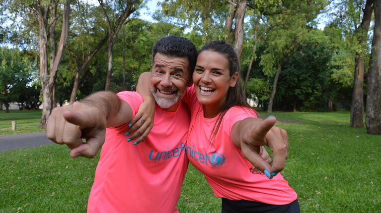Julián Weich y Mica Vázquez conducen ¡y corren! los 10k de Unicef