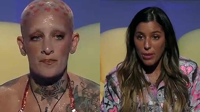 Juliana Furia Scaglione y Catalina Gorostidi medirán sus fuerzas en la gala de eliminación de Gran Hermano (Foto: Captura Telefe)