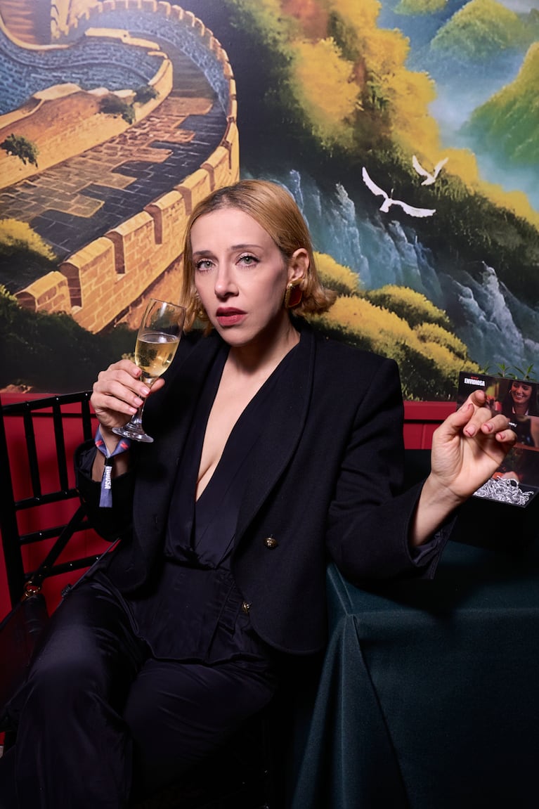 Juliana Gattas en el estreno de la última temporada de Envidiosa (Foto: Loli Laboureau / Netflix © 2026).