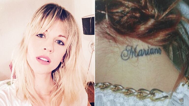 Juliana Giambroni: "Sigo con el tatuaje de Mariano en el cuello, pero un día me levanté y dije 'me lo voy a sacar', ¡etapa superada!"