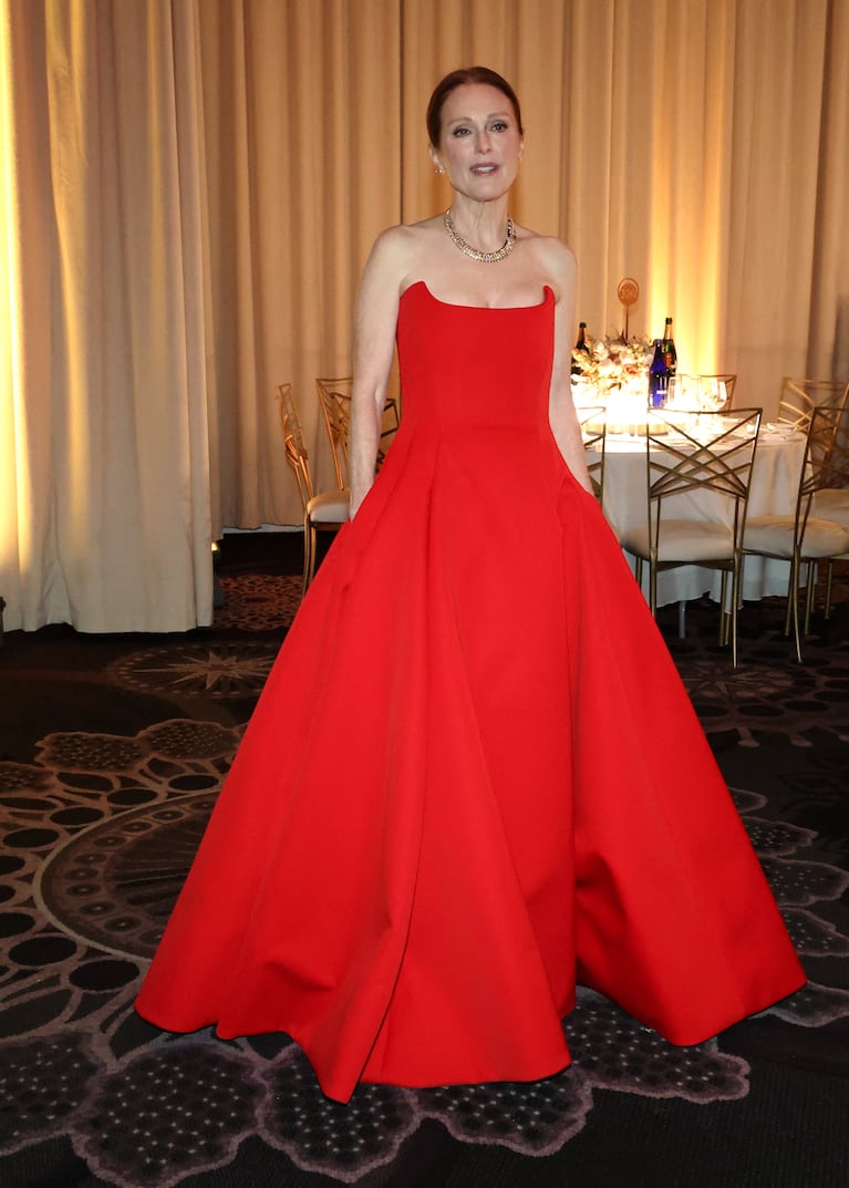 Julianne Moore attends the 81st Annual Golden Globe Awards in Beverly Hills, California, U.S., January 7, 2024. REUTERS/Mario Anzuoni