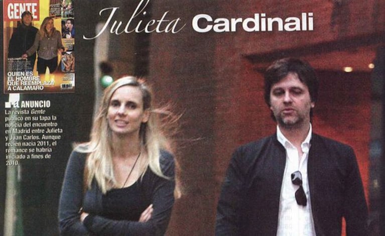 Julieta Cardinali recibió la visita de su novio español. (Foto: Paparazzi)