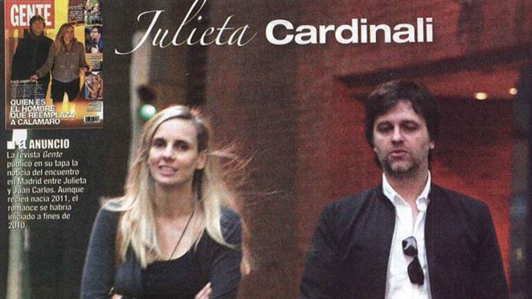Julieta Cardinali recibió la visita de su novio español. (Foto: Paparazzi)