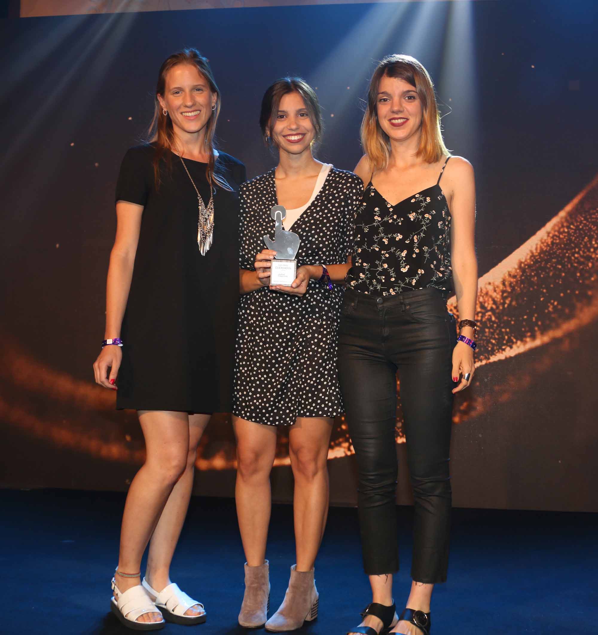 Julieta DeLaurentis, Florencia Stonski, Isa Weiss de Brahma. (Foto: Movilpress)