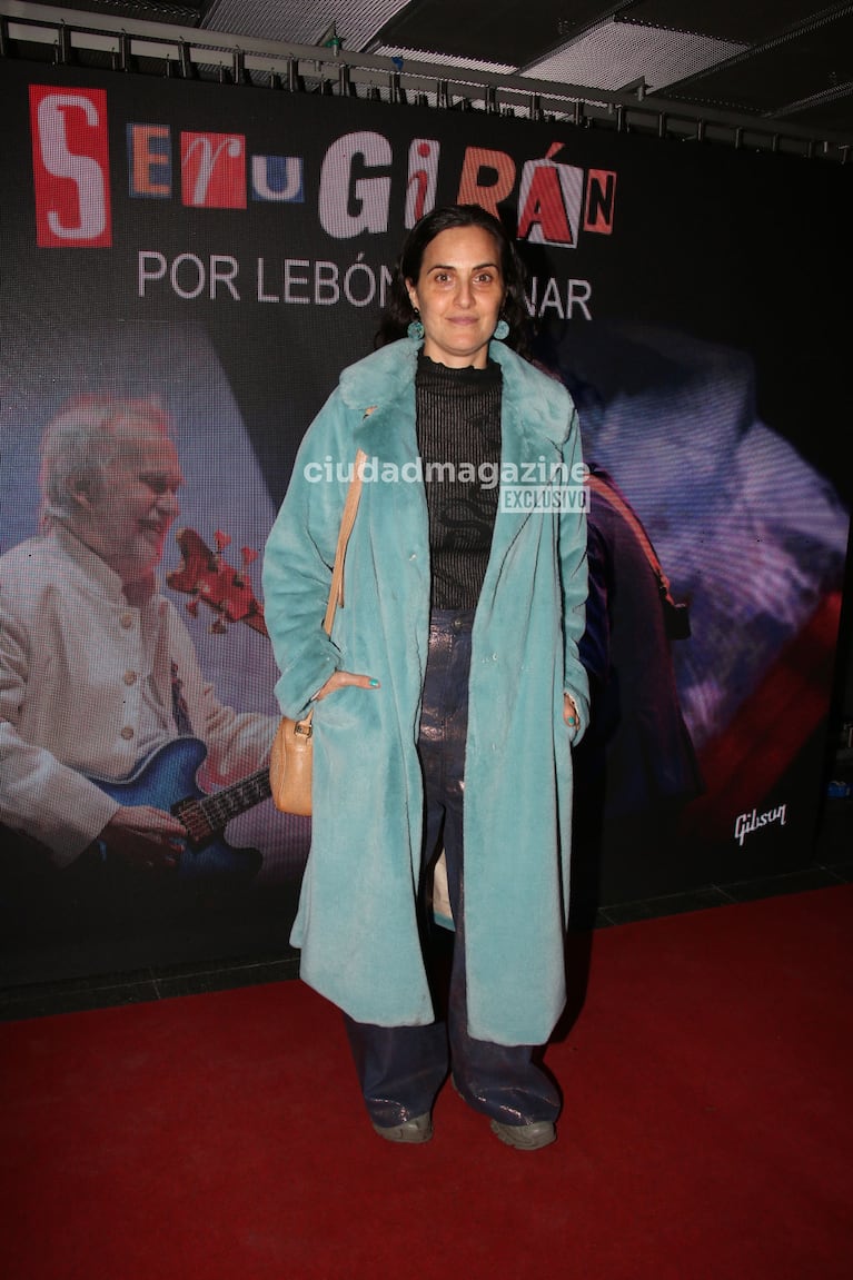 Julieta Díaz en el regreso de Serú Girán (Foto: Movilpress).