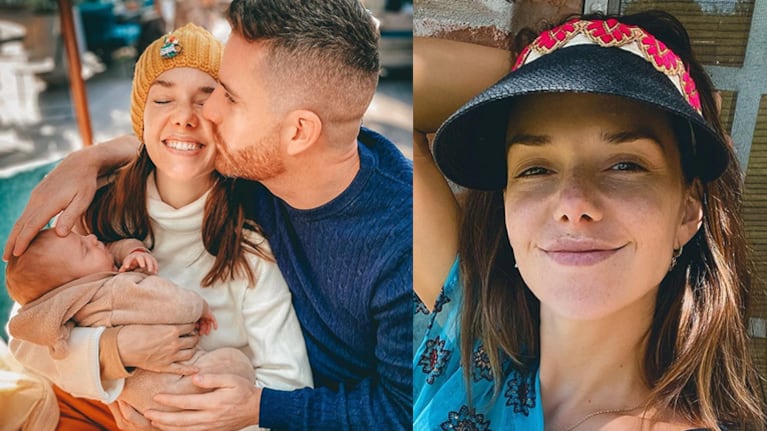 Julieta Nair Calvo compartió la foto más linda con su pareja y su bebé.