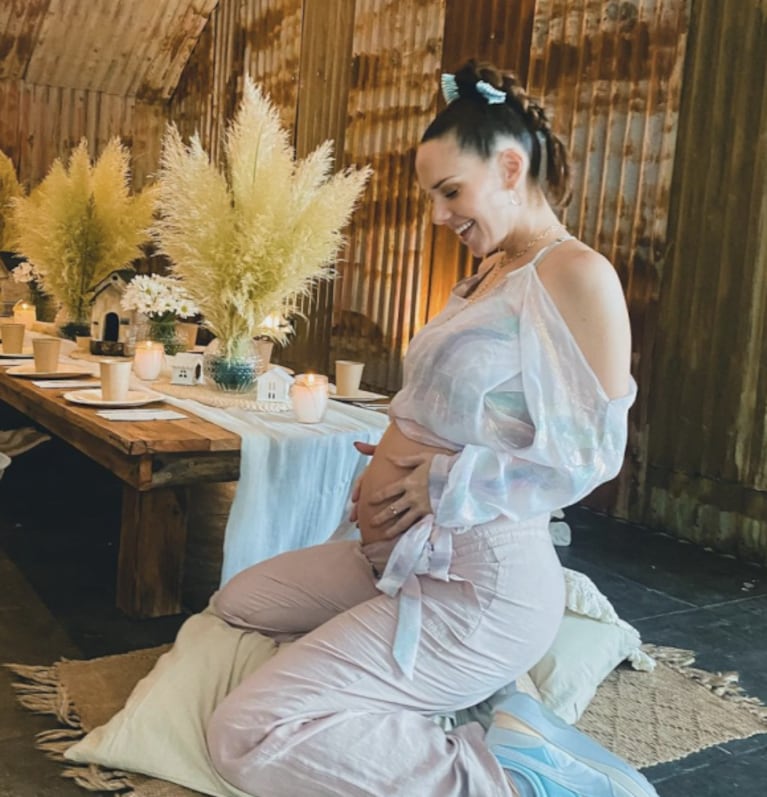 Julieta Nair Calvo compartió las fotos íntimas de su baby shower: "Fue un día muy especial"