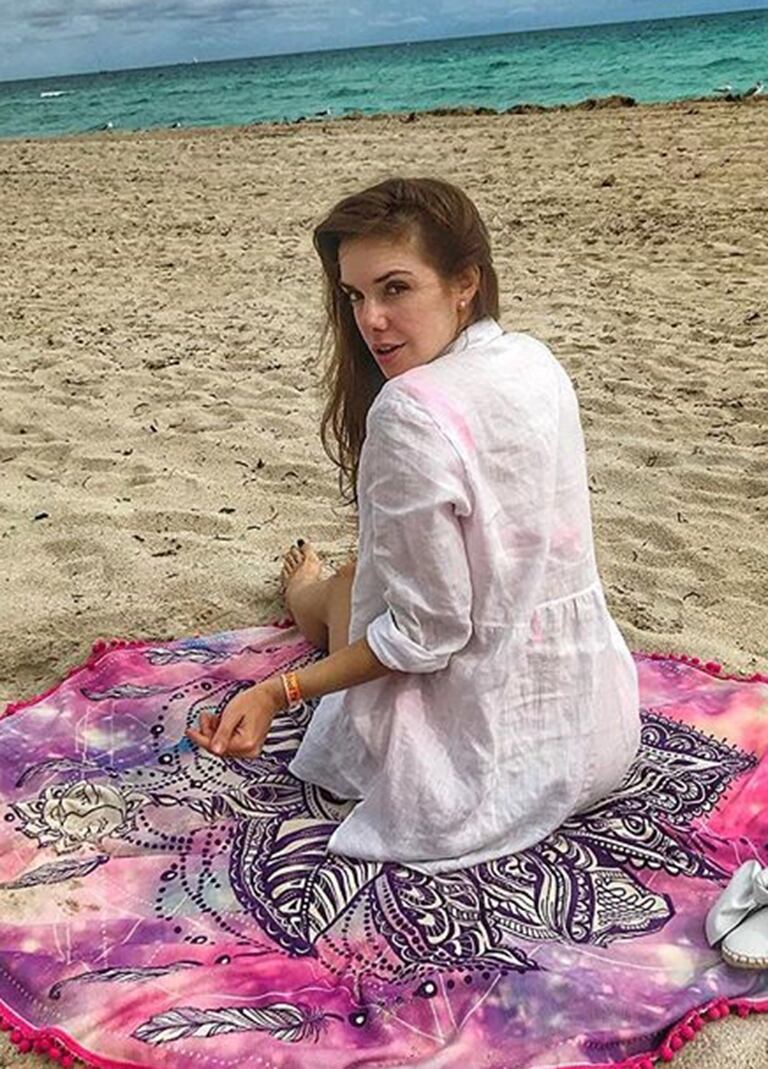 Julieta Nair Calvo, divina en sus vacaciones en Miami (Fotos: Instagram).