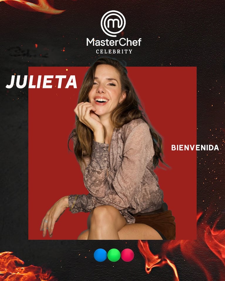 Julieta Nair Calvo en MasterChef Celebrity (Foto: Instagram @
masterchefargentina)