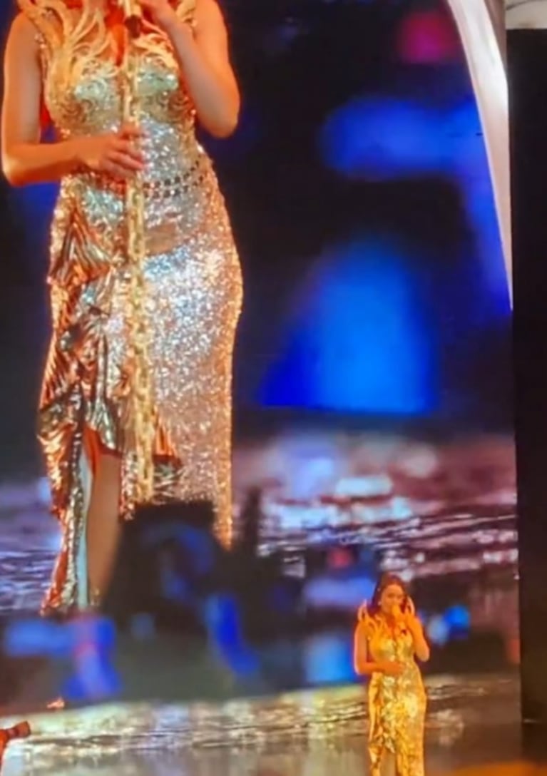 Julieta Nair Calvo fue a ver a Lali Espósito en vivo y la elogió con todo: "Diva dorada"