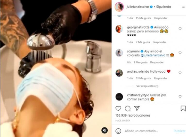 Julieta Nair Calvo revolucionó al fandom de 'Flozmín' con su cambio de look: "Dicen que donde hubo fuego"