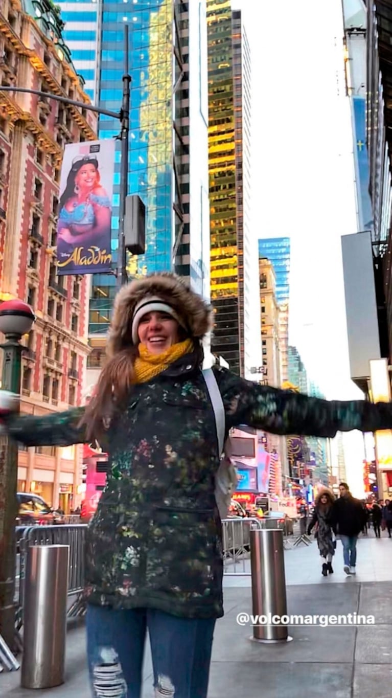 Julieta Nair Calvo, una argentina suelta en Nueva York: "Así comenzó la aventura; cada rincón tiene magia" 