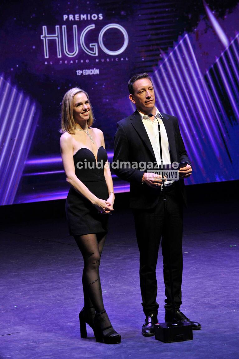 Julieta Nair Calvo y Nico Vázquez en los Premios Hugo (Foto: Movilpress).