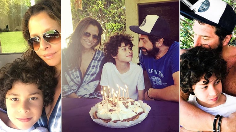 Julieta Ortega e Iván Noble le celebraron el cumpleaños de su hijo