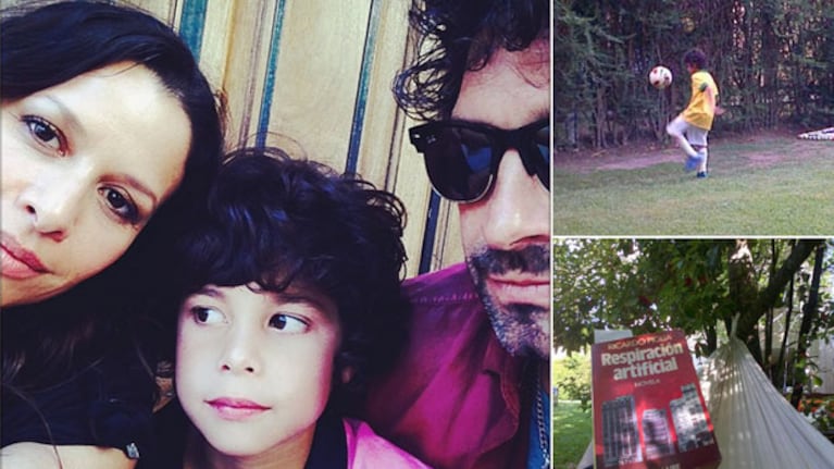 Julieta Ortega e Iván Noble, unidos por el amor de Benito (Foto: Instagram y Twitter)