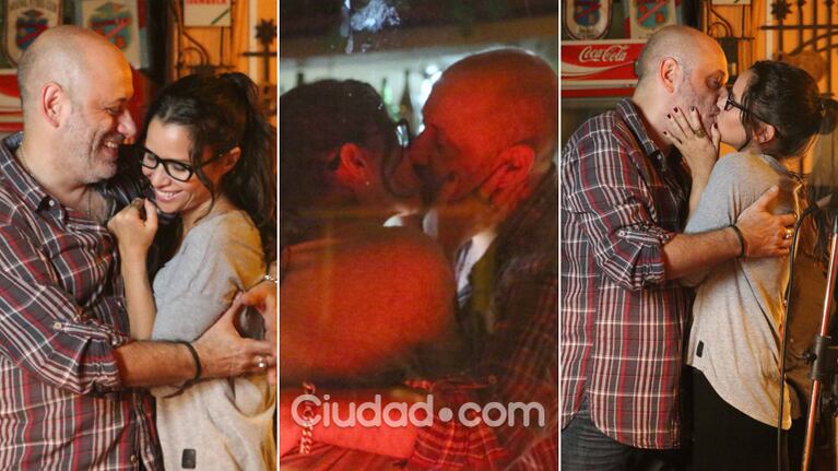 Julieta Ortega, muy mimosa con Pablo Ramos. (Foto: Movilpress)