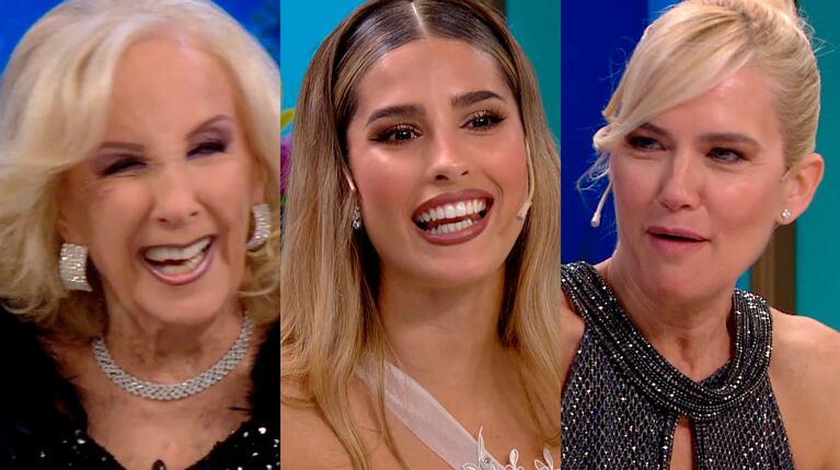 Julieta Poggio fue por primera vez al programa de Mirtha Legrand y la sorprendió con su sinceridad sin filtro