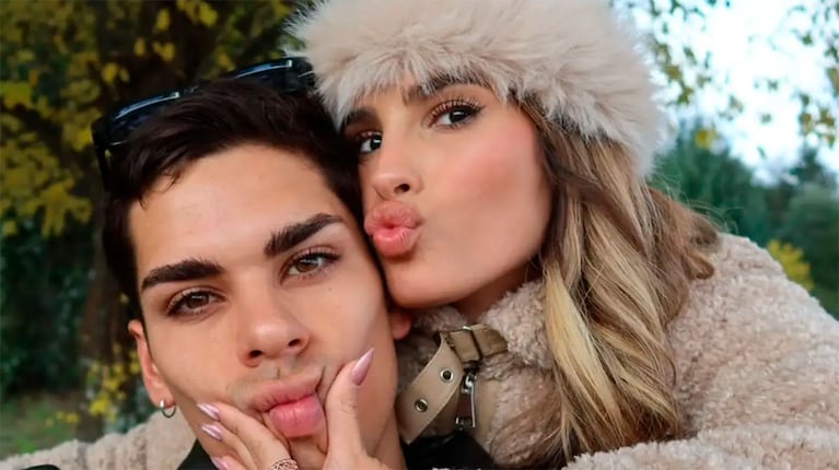 Julieta Poggio habló de su relación con Fabrizio tras los rumores con Luck Ra (captura de redes)