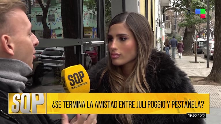 Julieta Poggio habló en SQP (Foto: captura de América).