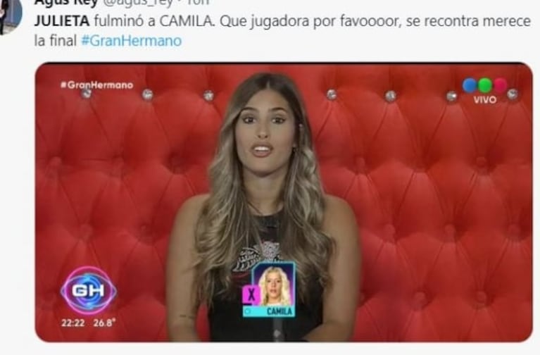 Julieta Poggio hizo la fulminante en Gran Hermano y estallaron las redes: ¿a favor o en contra? 