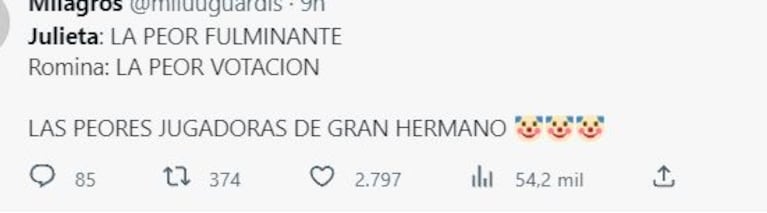 Julieta Poggio hizo la fulminante en Gran Hermano y estallaron las redes: ¿a favor o en contra? 