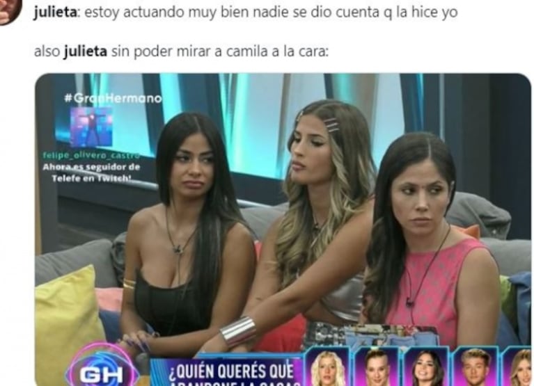 Julieta Poggio hizo la fulminante en Gran Hermano y estallaron las redes: ¿a favor o en contra? 