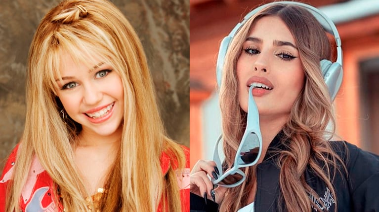 Julieta Poggio impactó con un look inspirado en Hannah Montana.