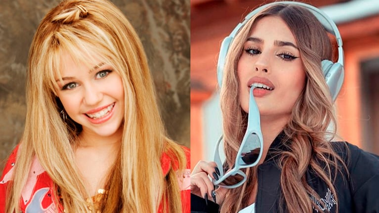 Julieta Poggio impactó con un look inspirado en Hannah Montana.