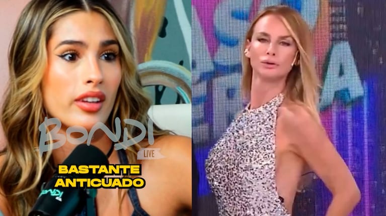 Julieta Poggio le respondió a Sabrina Rojas en Bondi Live (Foto stream y América)