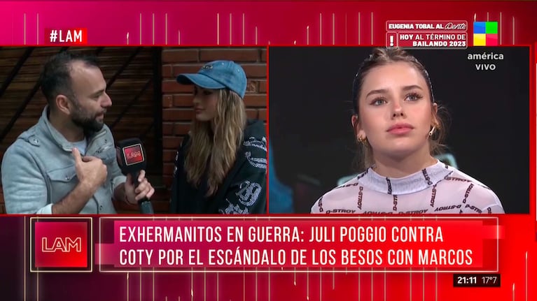 Julieta Poggio y Coti Romero.