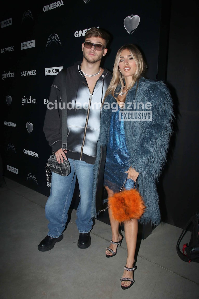 Julieta Poggio y Nacho Castañares Puente  en el cierre del BAFWEEK (Fotos: Movilpress).