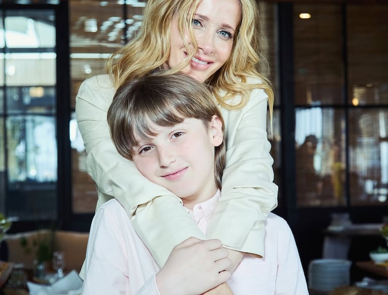 Julieta Prandi con Rocco, su hijo menor. (Foto: @jprandi)