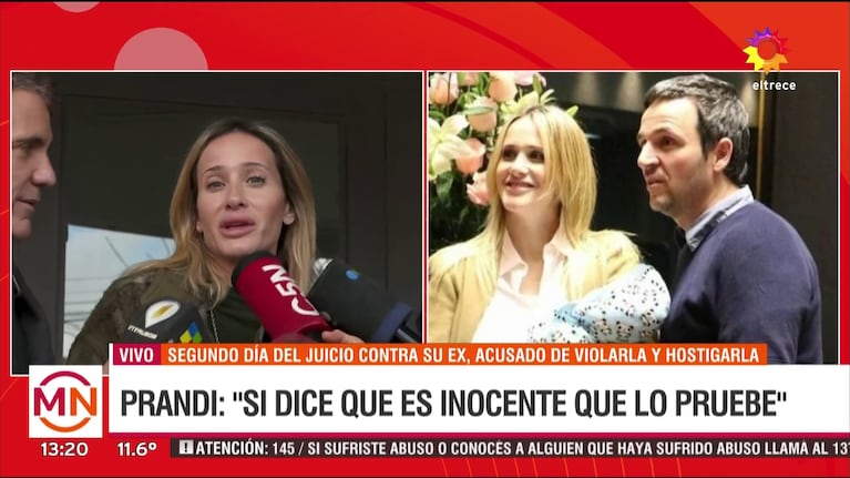 Julieta Prandi contra Claudio Contardi.
