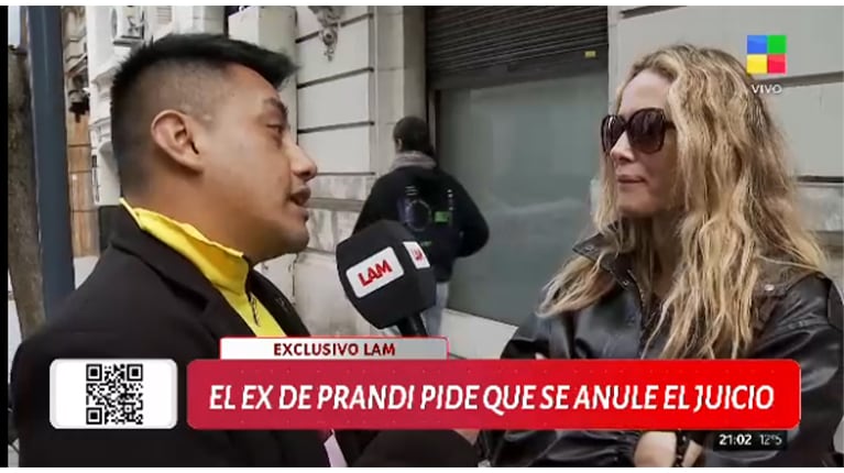 Julieta Prandi habló con LAM. Captura: LAM / América TV.