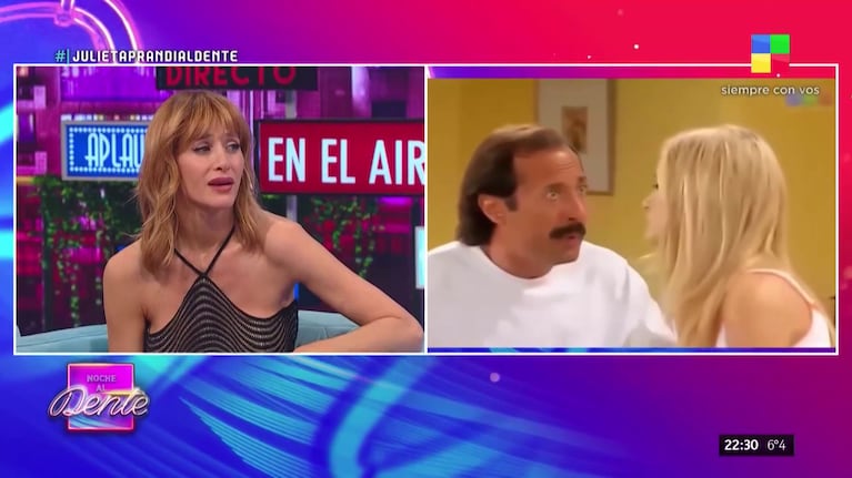 Julieta Prandi habló sobre Guillermo Francella.