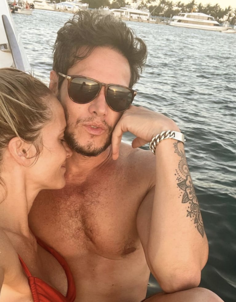 Julieta Prandi paseó en yate con Emanuel Ortega y le dedicó un mensaje: "Me mostró lo que era el amor de verdad"