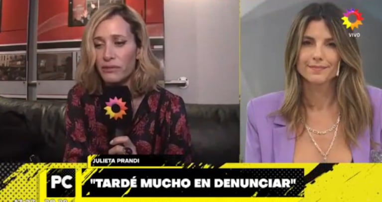 Julieta Prandi reveló que su ex Claudio Contardi la amenazó con matar a su mejor amiga