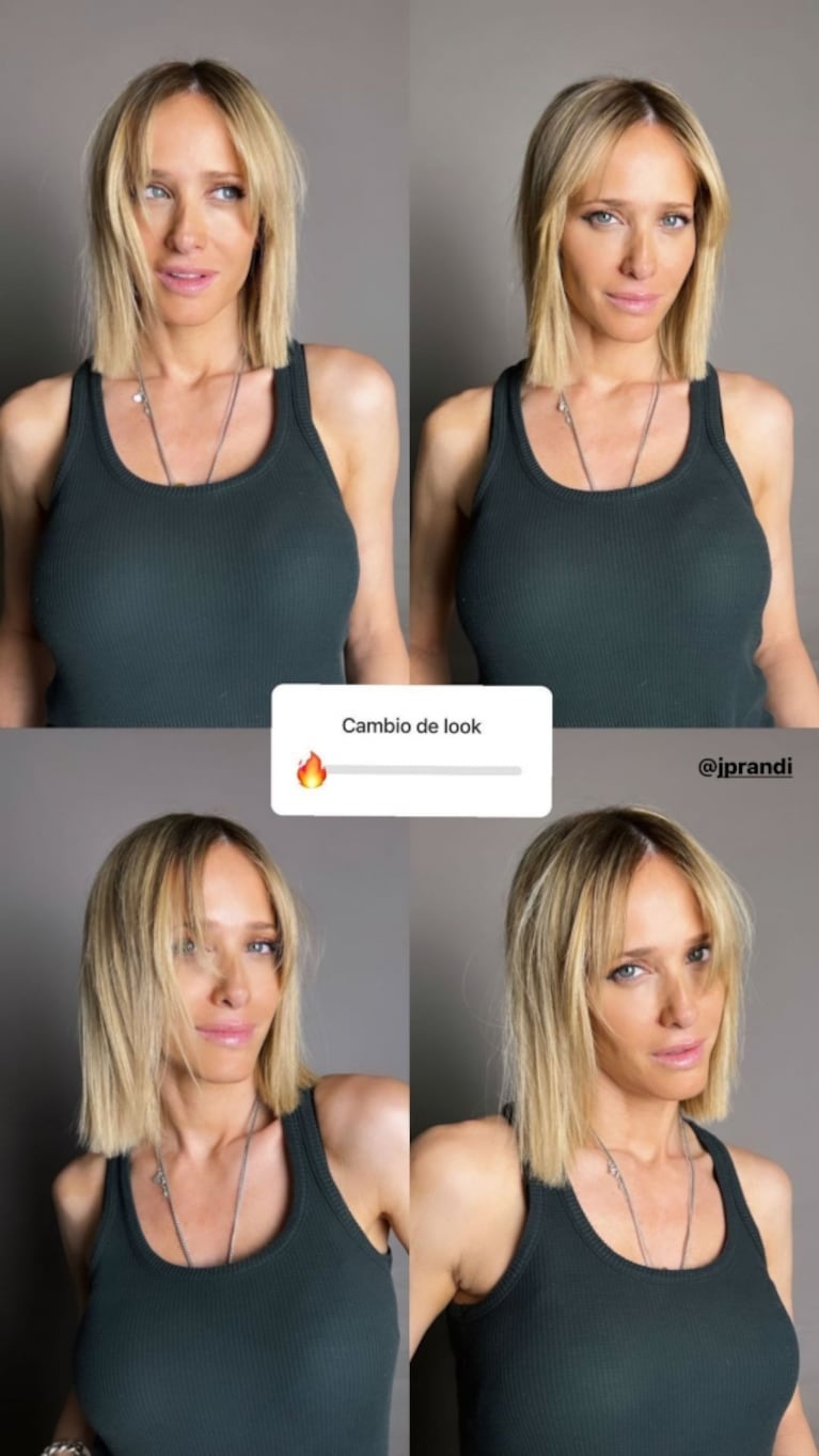 Julieta Prandi se hizo un drástico cambio de look y se animó a mostrarlo