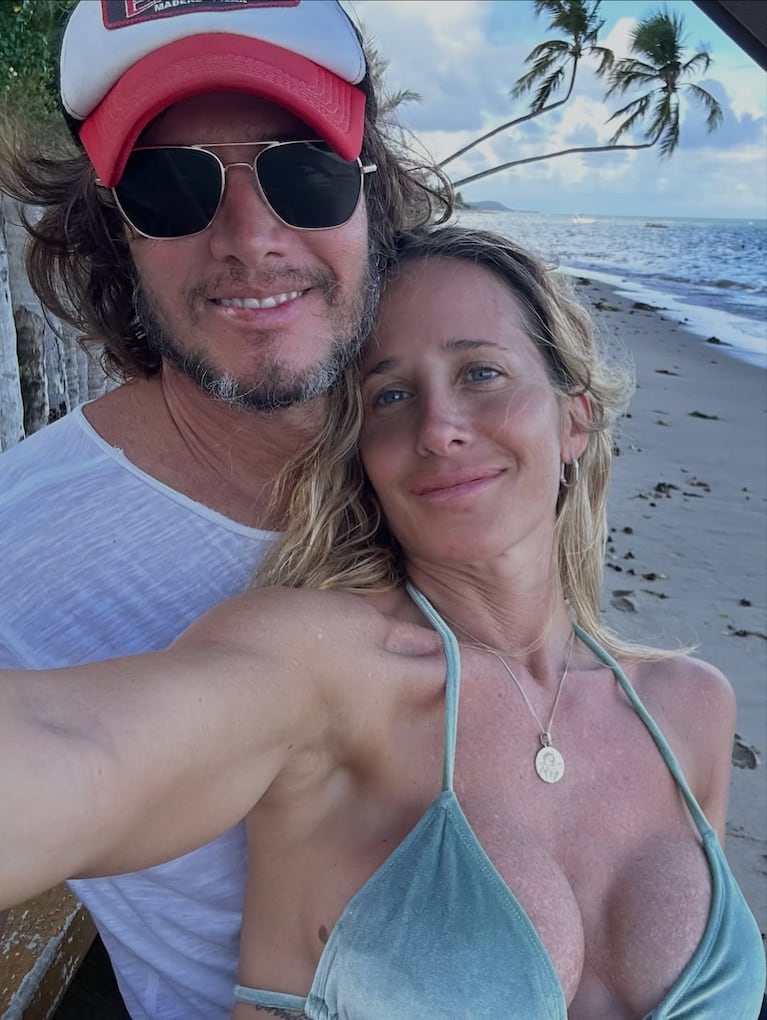 Julieta Prandi y Emanuel Ortega, de vacaciones en brasil: las mejores fotos en la playa | Créditos: Instagram @jprandi