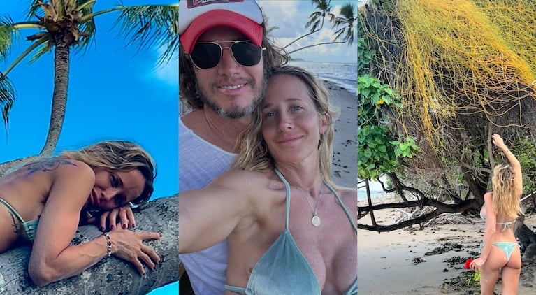 Julieta Prandi y Emanuel Ortega, de vacaciones en brasil: las mejores fotos en la playa | Créditos: Instagram @jprandi