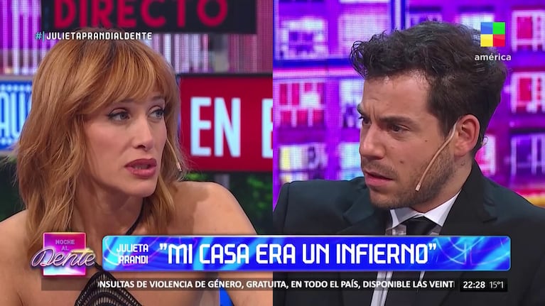 Julieta Prandi y Fernando Dente.