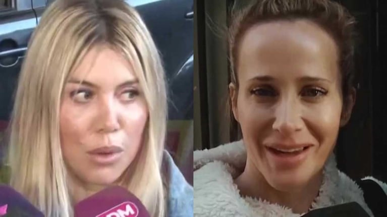 Julieta Prandi y Wanda Nara (Fotos: capturas América TV)